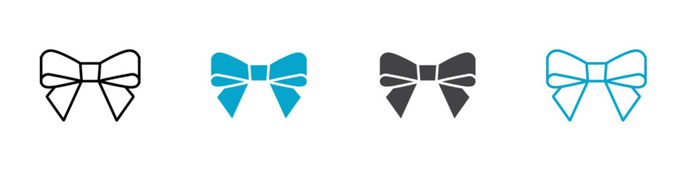 bow icon sign and symbol