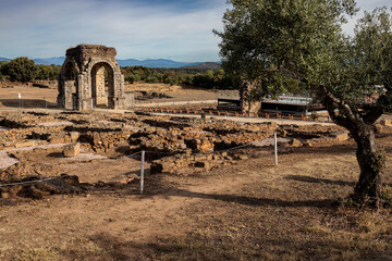The Roman ruins of Caparra are located in the pasture Casablanca, among the terms of  Oliva de...