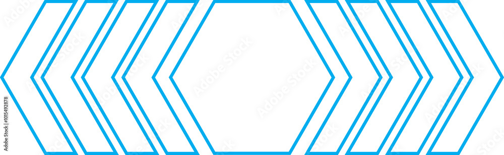Aufkleber frame abstract geometric shape technology futuristic interface hud elements digital design.