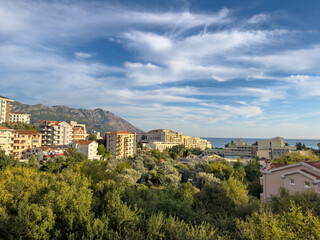 Becici, Montenegro, View of the city