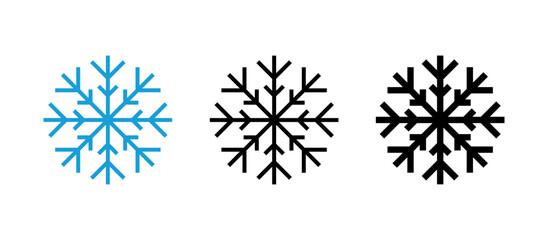 Snow icon vector. snowflake icon vector