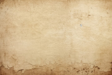 Fototapeta premium Processed collage of ancient scroll sheet of brown aged paper texture. Background for banner