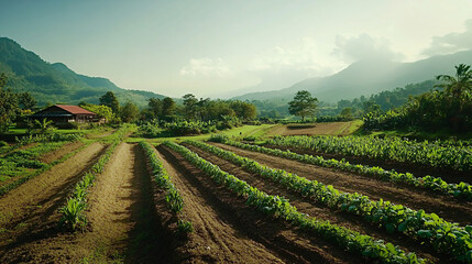 A sustainable farming initiative promoting organic farming practices in local communities.