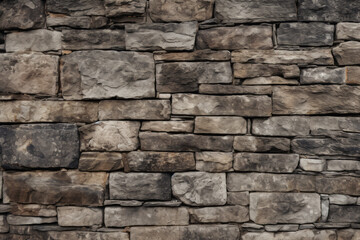 Processed collage of old medieval stone wall texture in daylight. Background for banner