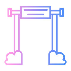 torii Line Gradient Icon