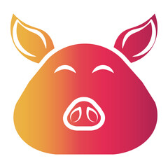 pig Gradient icon