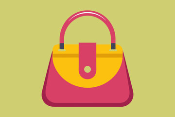  Ladies bag vector art illustration clipart design