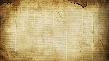 Vintage Scratched Paper Texture with Blank Newspaper Background for Creative Projects Grunge Wallpaper for Artistic Designs and Retro Aesthetic