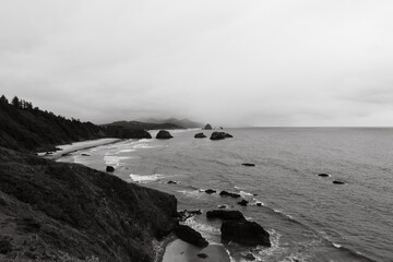 storm on the beach