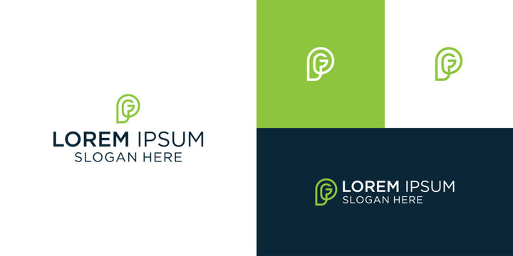 PFG FPG GPF logo letter design template vector illustration