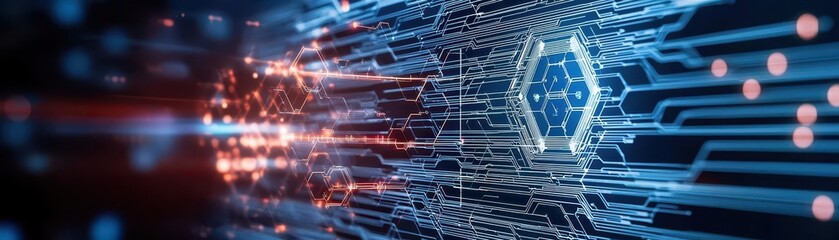 Obraz premium AI system displaying product flaws in real-time on a screen, AI quality assurance, automated defect detection