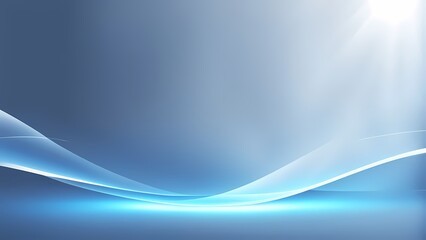 Naklejka premium abstract blue wave background