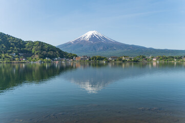 Obraz premium 富士山と河口湖