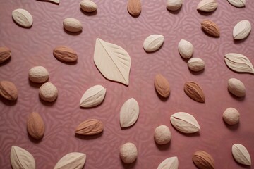 Fototapeta premium chocolate and nuts