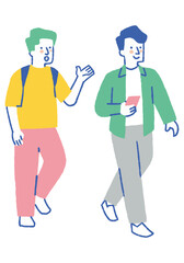 Men who talk to you and men who hold your phone_Color