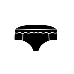 silhouette of women's underwear