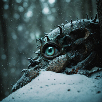 &ldquo;Dragon&rsquo;s Eye in the Snowfall&rdquo;