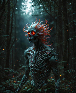 &ldquo;Fiery-Eyed Forest Guardian&rdquo;