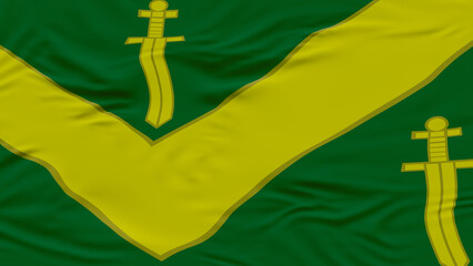 3d representation of the Paraíba municipality flag