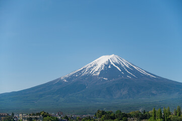 Fototapeta premium 河口湖から見た富士山