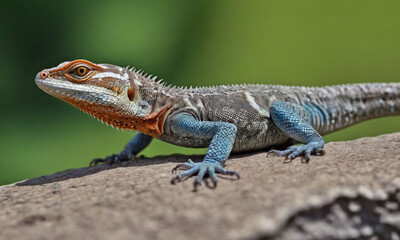 Fototapeta premium lizard on a tree