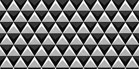 Geometric pattern of black and white triangles