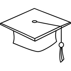 graduation cap vector