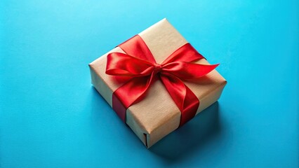 Obraz premium Gift box with red ribbon