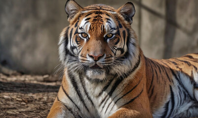 Obraz premium portrait of a bengal tiger looking at the viewer