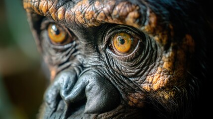 Obraz premium Endangered species research and conservation: Scientific efforts to understand and protect species at risk of extinction