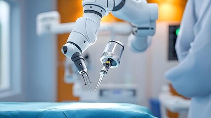 Robotic Surgery Arm Closeup