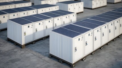Solar Panel Energy Storage Units