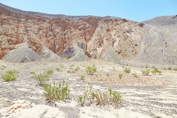 Ubehebe Crater in Death Valley National Park, a colorful maar volcano