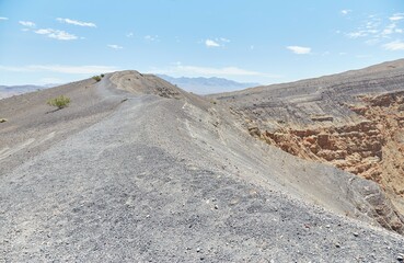 Ubehebe Crater in Death Valley National Park, a colorful maar volcano