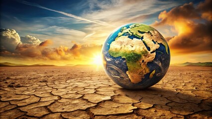 Global warming future humanity drought on earth