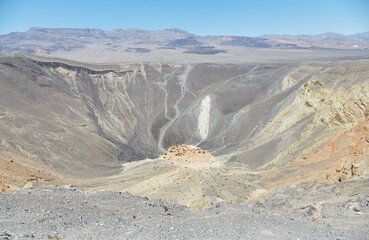 Ubehebe Crater in Death Valley National Park, a colorful maar volcano