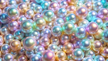 Gradient pearl background with hologram iridescent texture for interior design