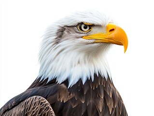 Obraz premium eagle isolated on white. background