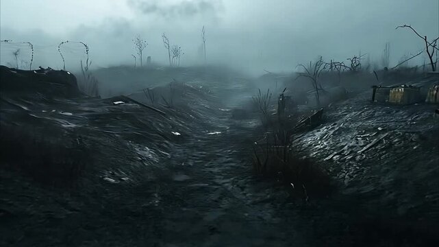 The Fog of War: A Battlefield in Ruins