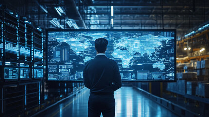 A logistics manager overseeing the supply chain operations in a manufacturing company.