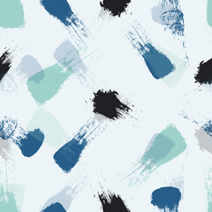Abstract brush stroke seamless pattern