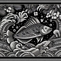 fish in the water