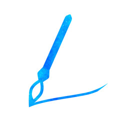 青い星空｜ガラスペン	