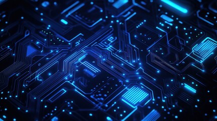 Abstract Circuit Board