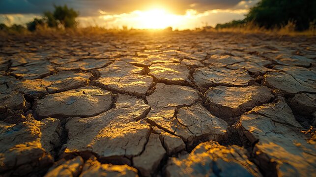Drought-ravaged land worsens as climate change continues to affect the region, leaving barren, dry landscapes in its wake.