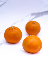 orange on a white background