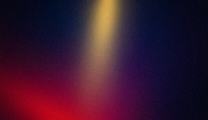 Abstract soft glowing multicolored grainy backdrop design. Vibrant magenta orange blue color smooth bright noisy gradient, shine, glow, rough banner and poster.