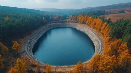 Low water levels in a Welsh reservoir are shown from the air, a stark reminder of the impact of heatwaves and climate change on water supplies.