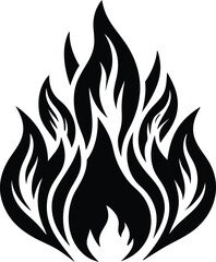 Fire icons design concept flame.eps