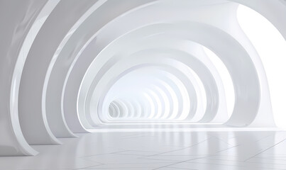 Fototapeta premium abstract 3d tunnel